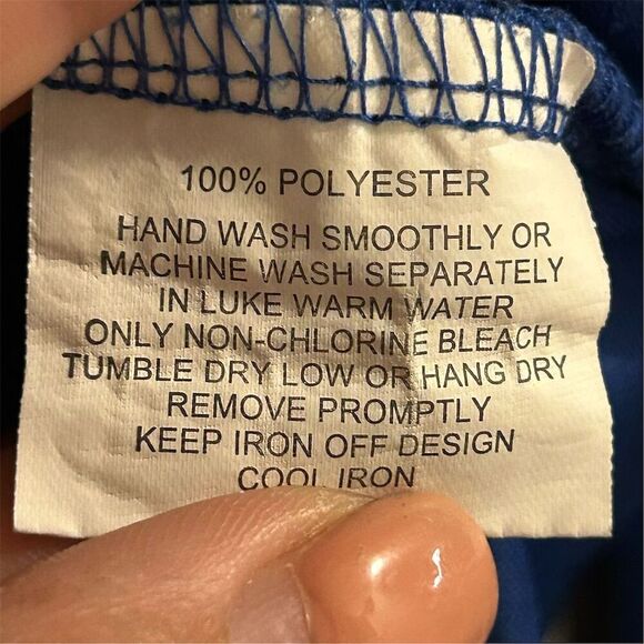 Duke Blue Devils Men's 1/4 Zip Pullover Jacket Blue Size S - Picture 12 of 13